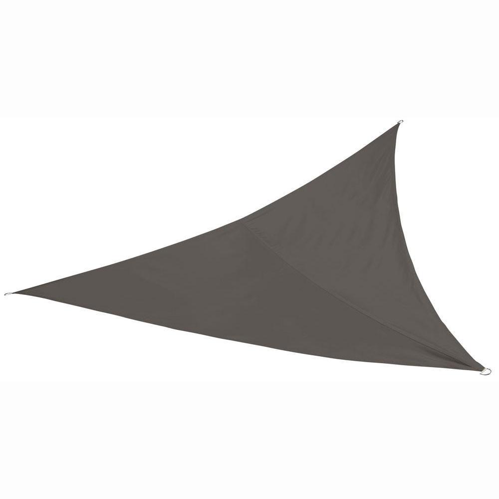 voile d’ombrage triangulaire delta gris 300x300 cm (GiFi-558187X)