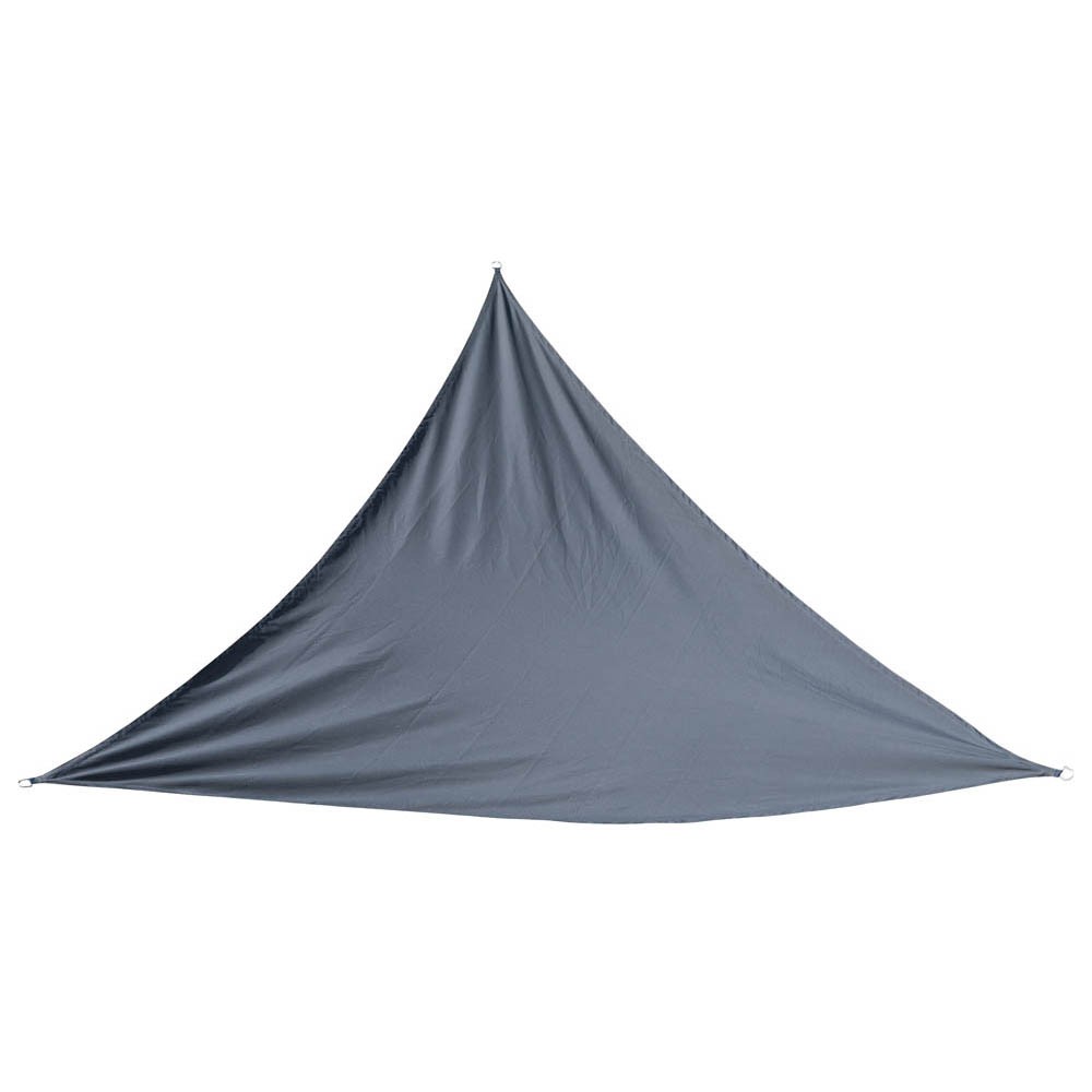 voile d’ombrage triangulaire delta gris 200x200 cm (GiFi-558217X)