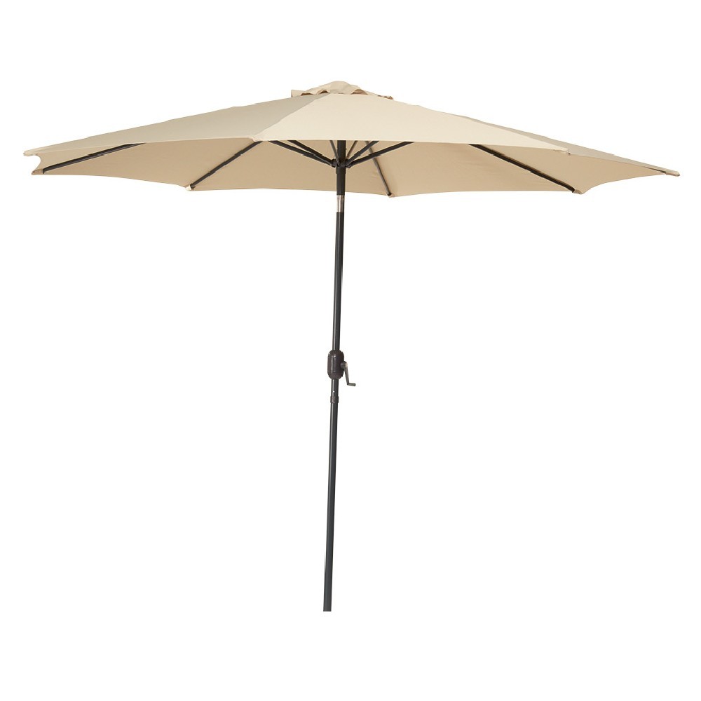 parasol centré rond cuba taupe (GiFi-558239X)