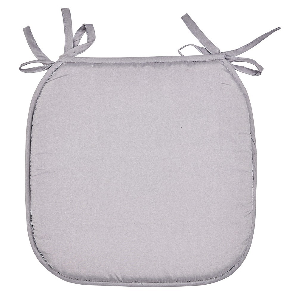 galette de chaise polyester gris (GiFi-558306X)