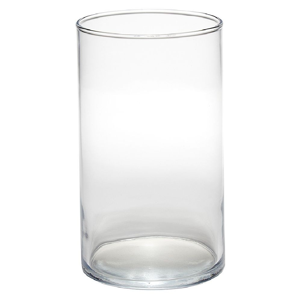vase cylindrique transparent Ø11,5xh20 cm (GiFi-559752X)