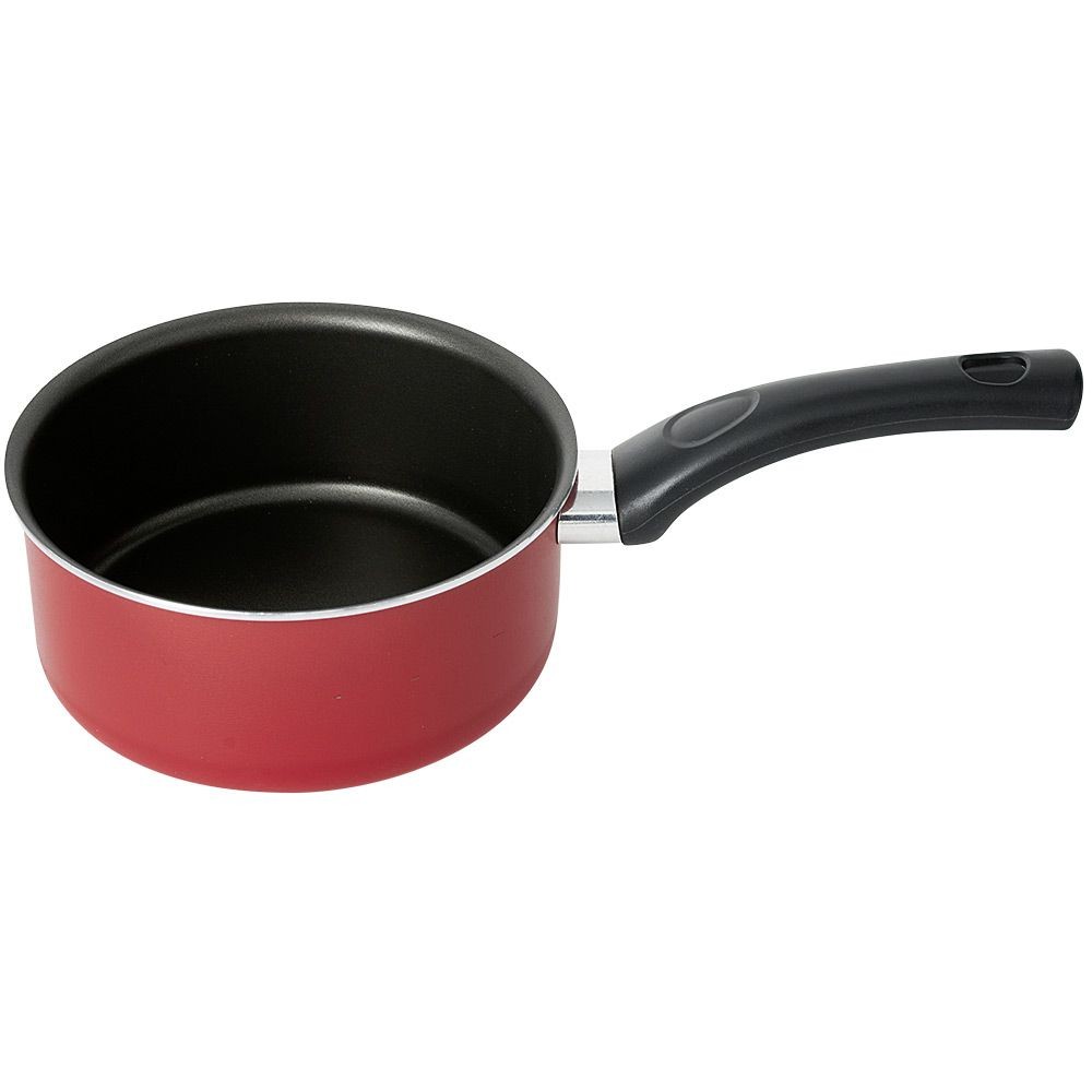 casserole aluminium antiadhésive noir et rouge Ø 16 cm (GiFi-560776X)