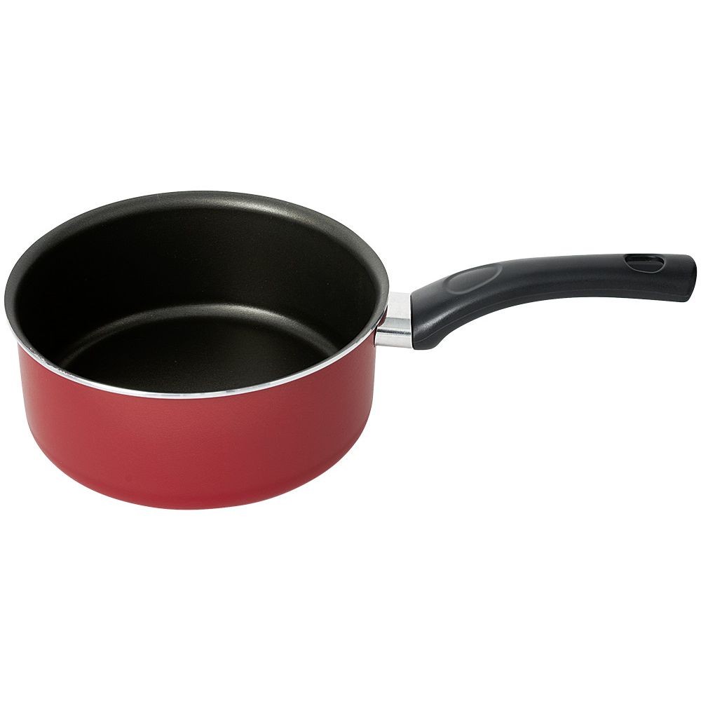 casserole aluminium antiadhésive noir et rouge Ø 18 cm (GiFi-560777X)
