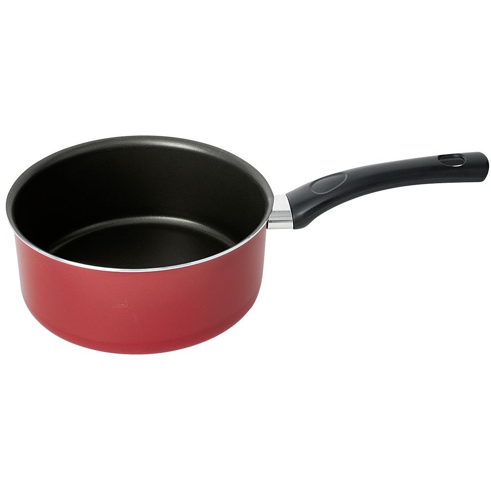 casserole aluminium antiadhésive noir et rouge Ø 20 cm (GiFi-560778X)
