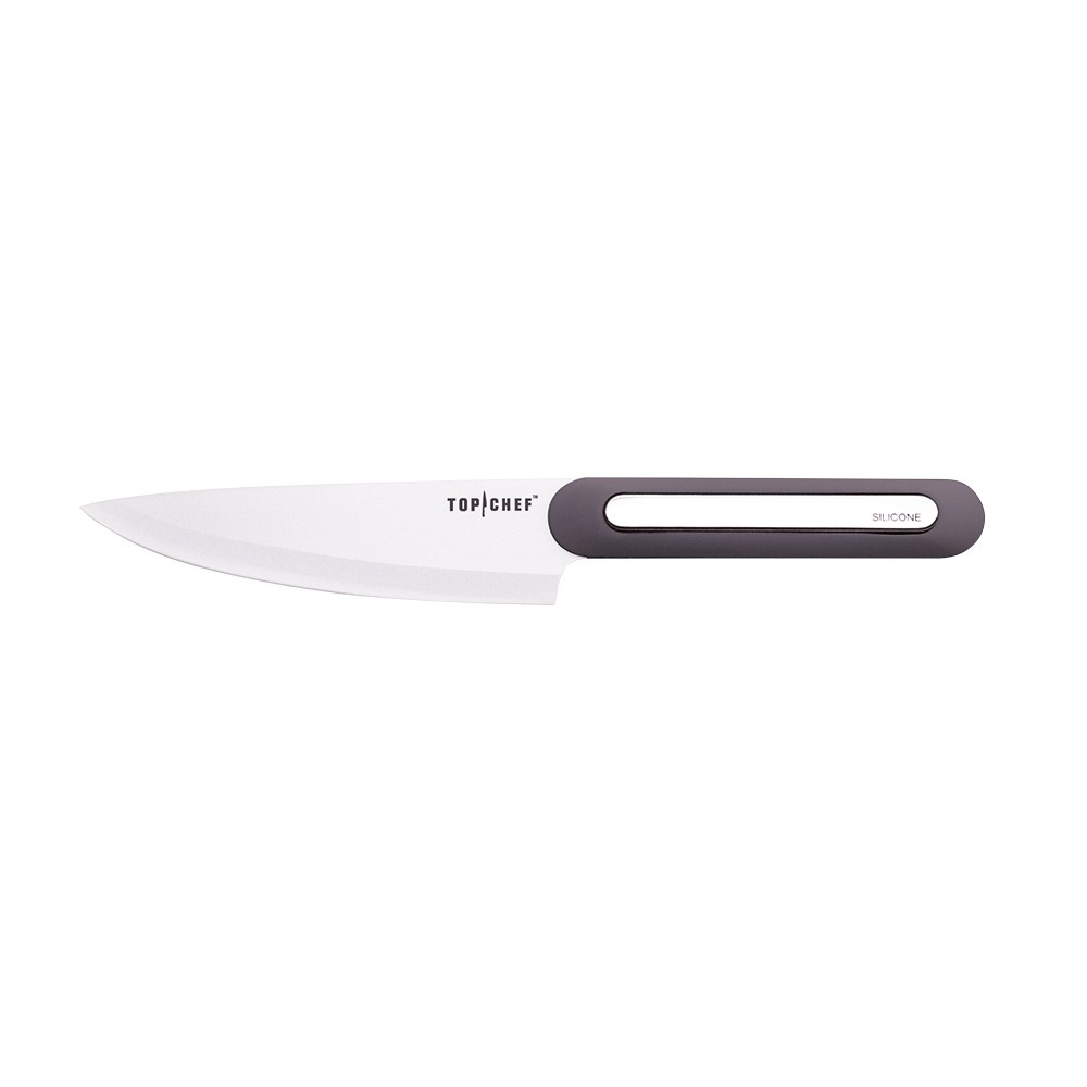 couteau de cuisine en céramique manche silicone (GiFi-561766X)