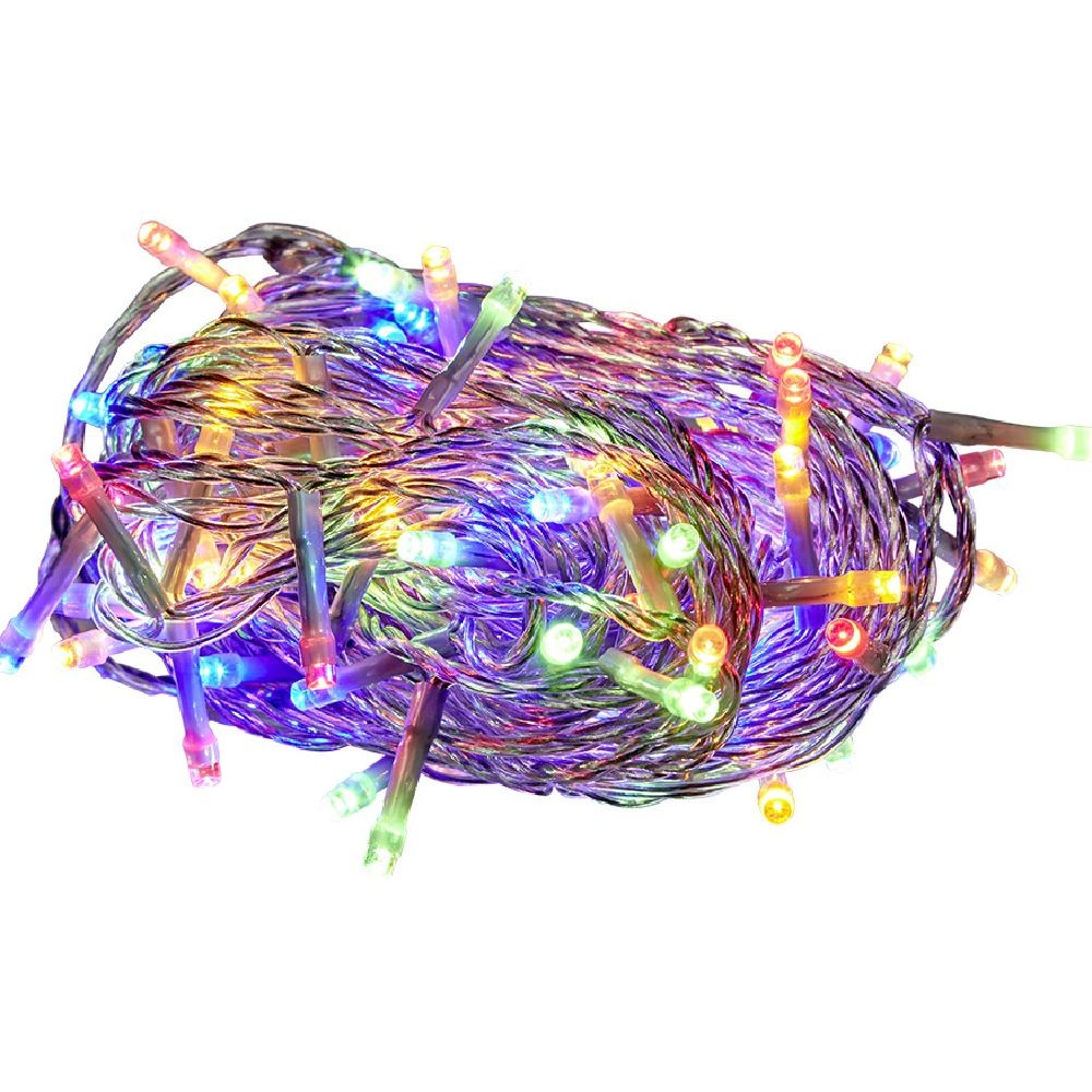 guirlande électrique 120 led 11,9m d'éclairage multicolore (GiFi-571082X)