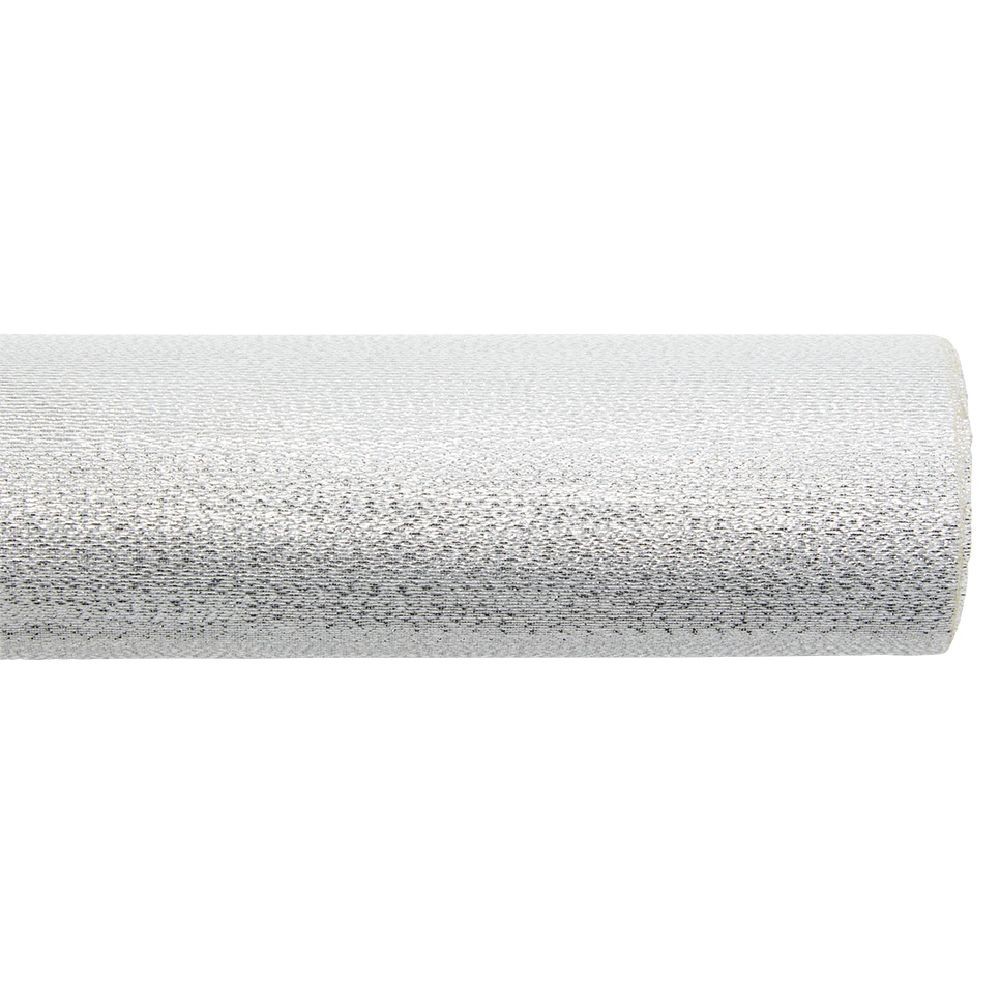 chemin de table en tissu argenté irisé (GiFi-572904X)