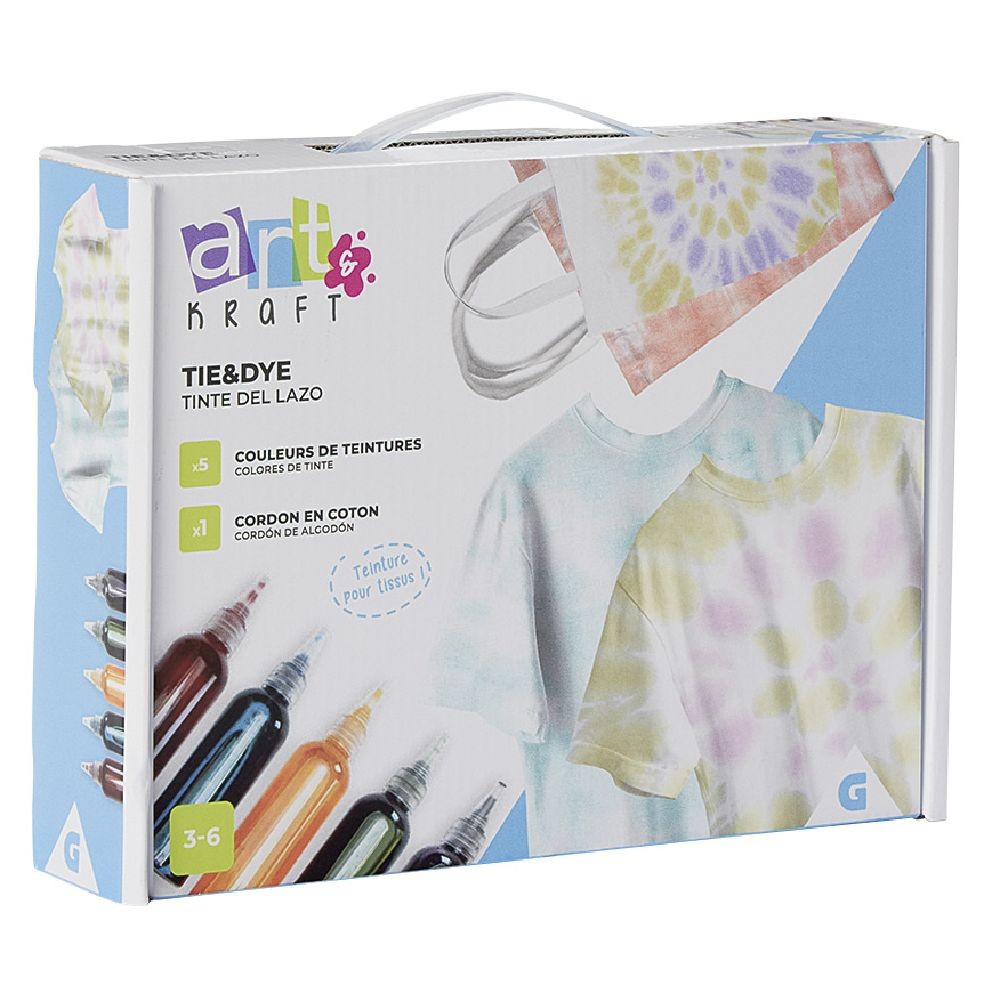 jeu créatif tie&dye - teinture pour tissus (GiFi-573410X)