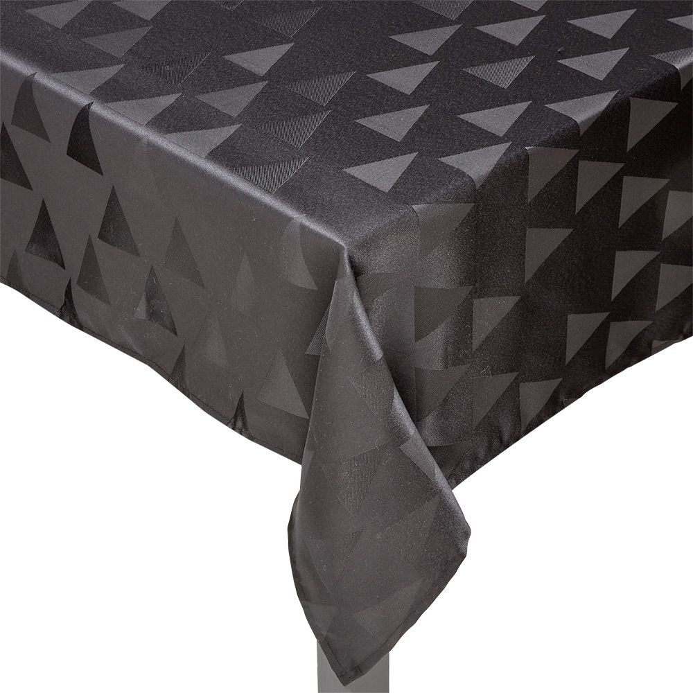 nappe en tissu noir motif triangles (GiFi-574313X)