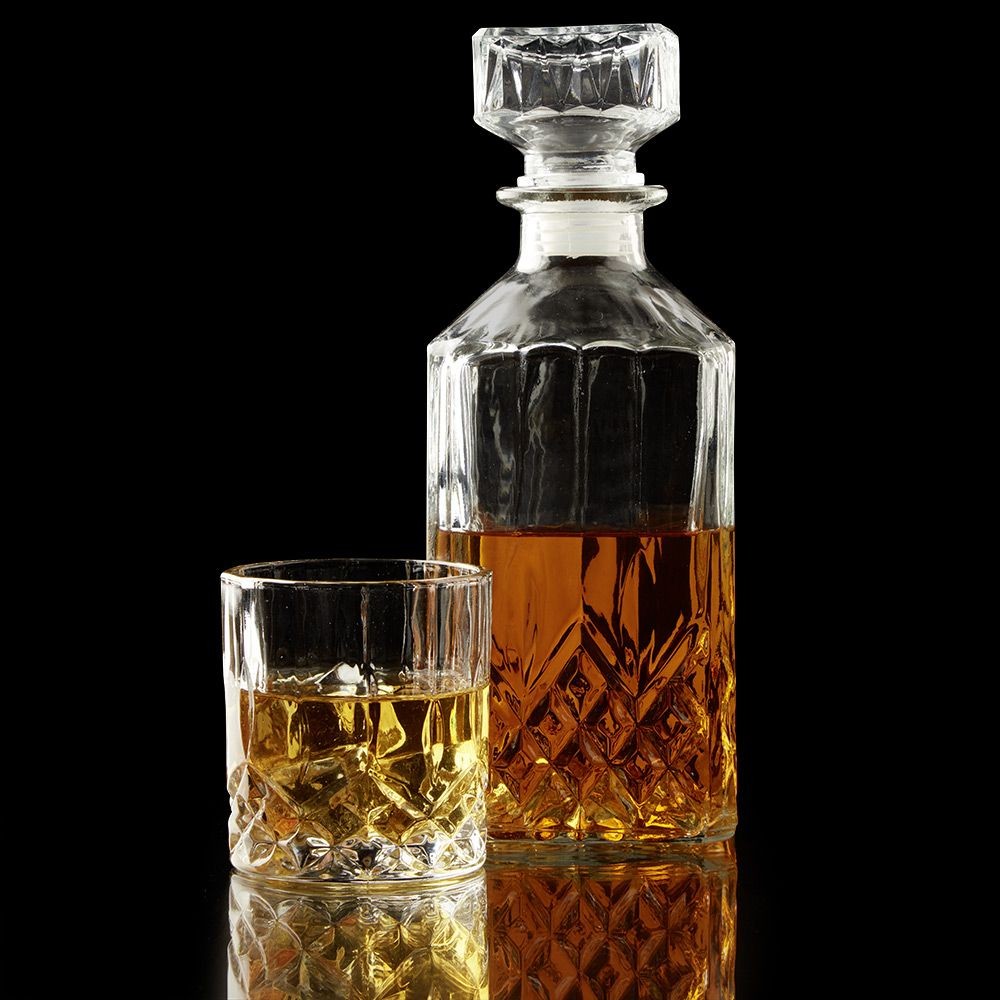 coffret whisky carafe x1 et verre x4 (GiFi-574671X)