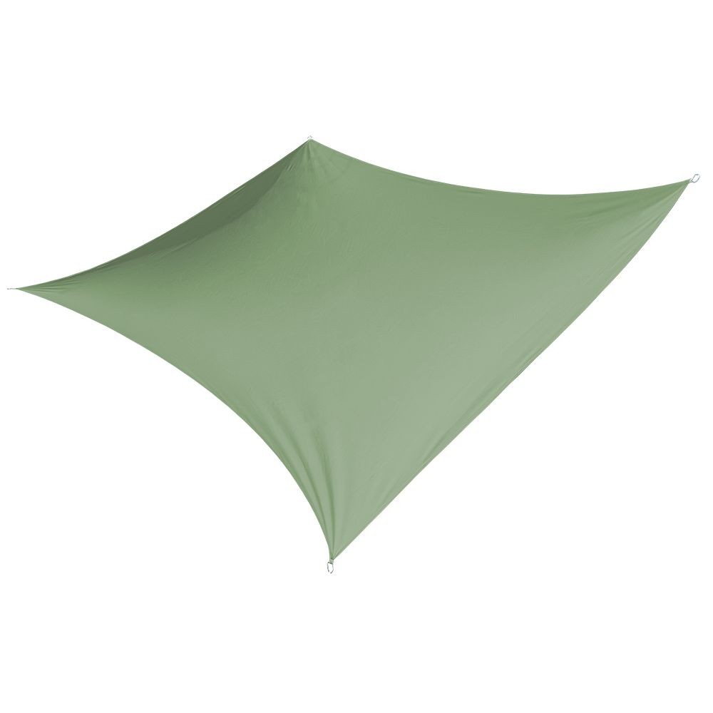 voile d'ombrage delta triangulaire vert 300x300x300cm (GiFi-576073X)