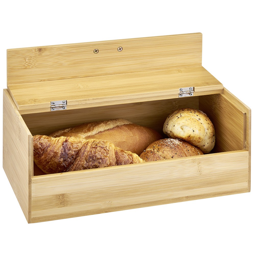 boîte à pain en bambou naturel (GiFi-576636X)