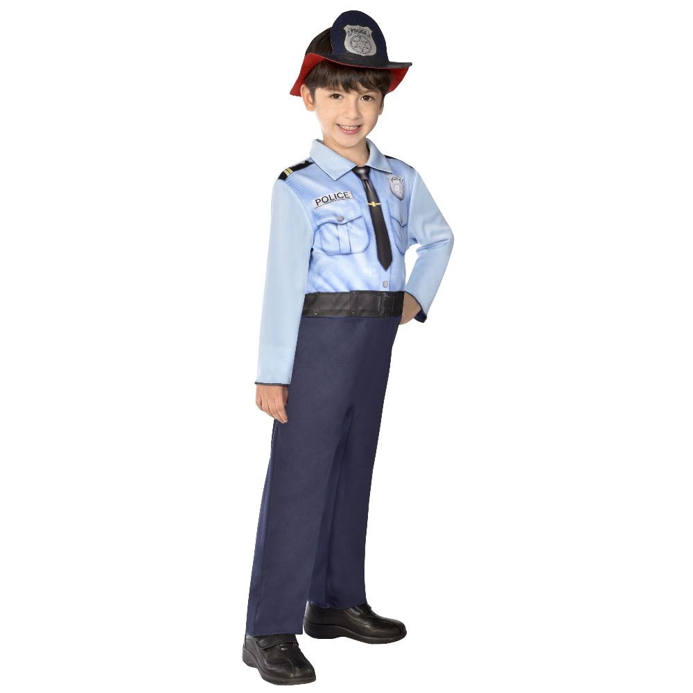 déguisement réversible de policier et de pompier 4/6 ans (GiFi-577080X)