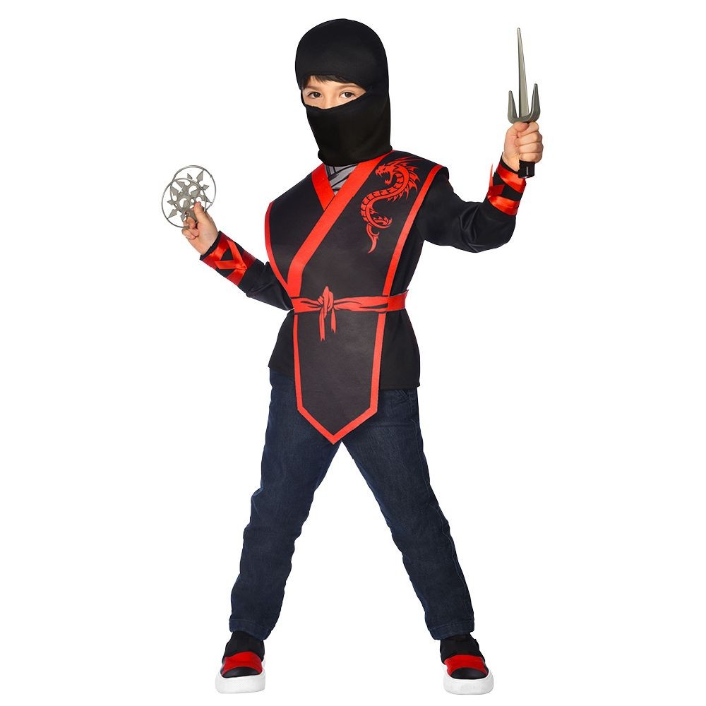 deguiz'box déguisement ninja avec accessoire 4/6 ans (GiFi-577105X)