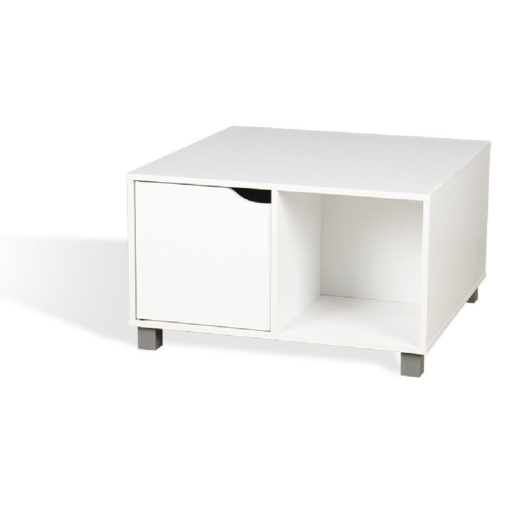 meuble auxiliaire adam en bois blanc (GiFi-577459X)