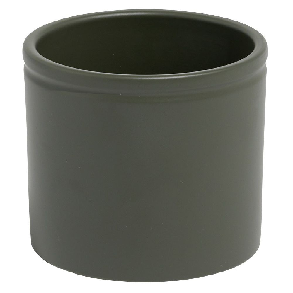 pot lucca rond céramique vert mat Ø23,3cm (GiFi-579798X)