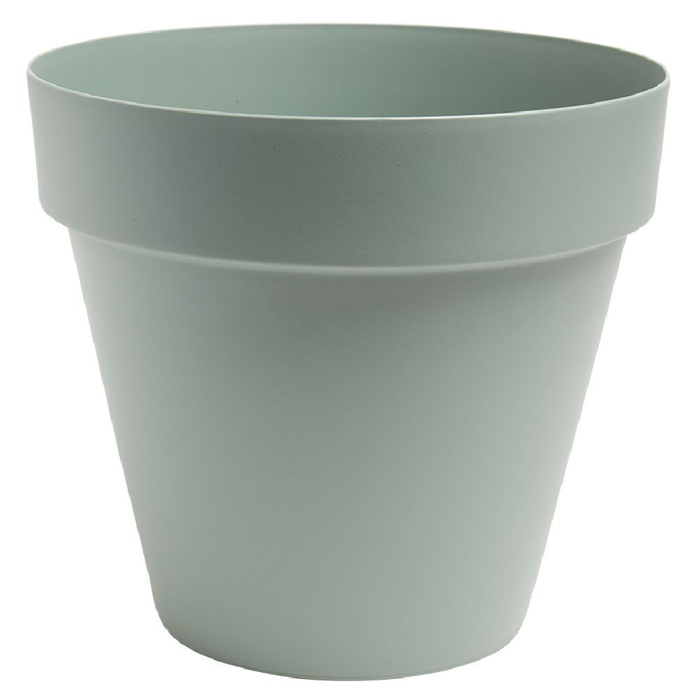 cache pot rond plastique couleur vert laurier Ø28cm 10l (GiFi-580023X)