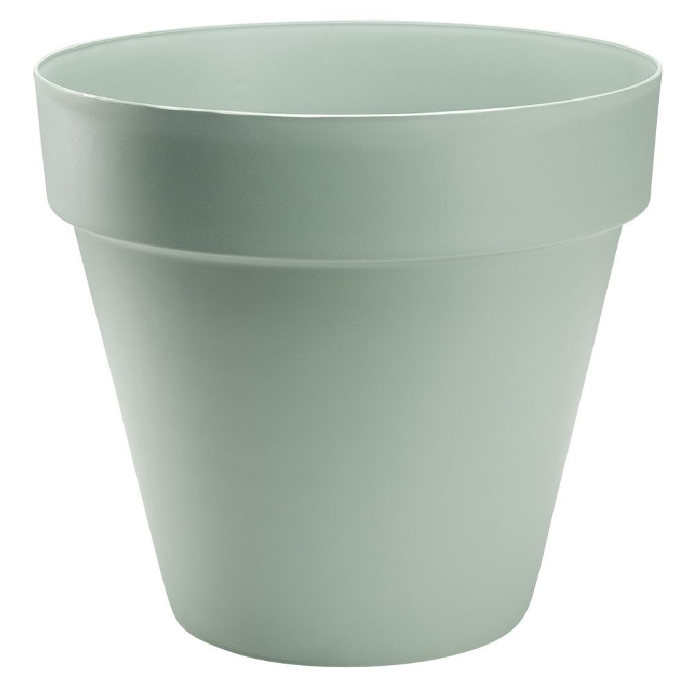 cache pot rond plastique couleur vert laurier Ø46,5cm 46l (GiFi-580024X)