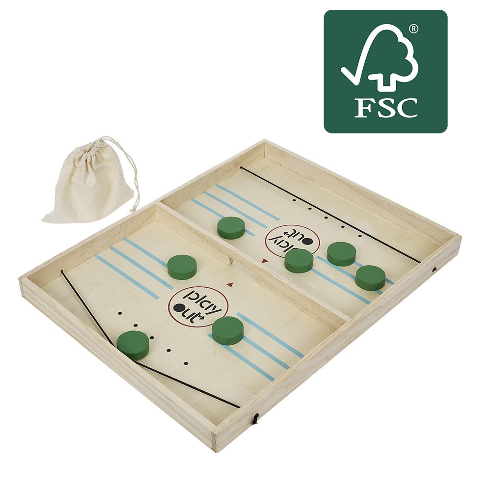 jeu de palet foosboard xl en bois certifié fsc® (GiFi-580213X)