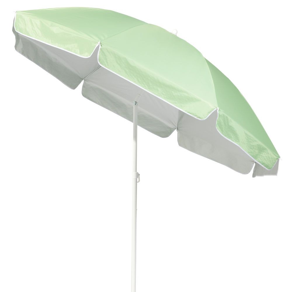 parasol de plage inclinable vert Ø200xh209cm (GiFi-580401X)