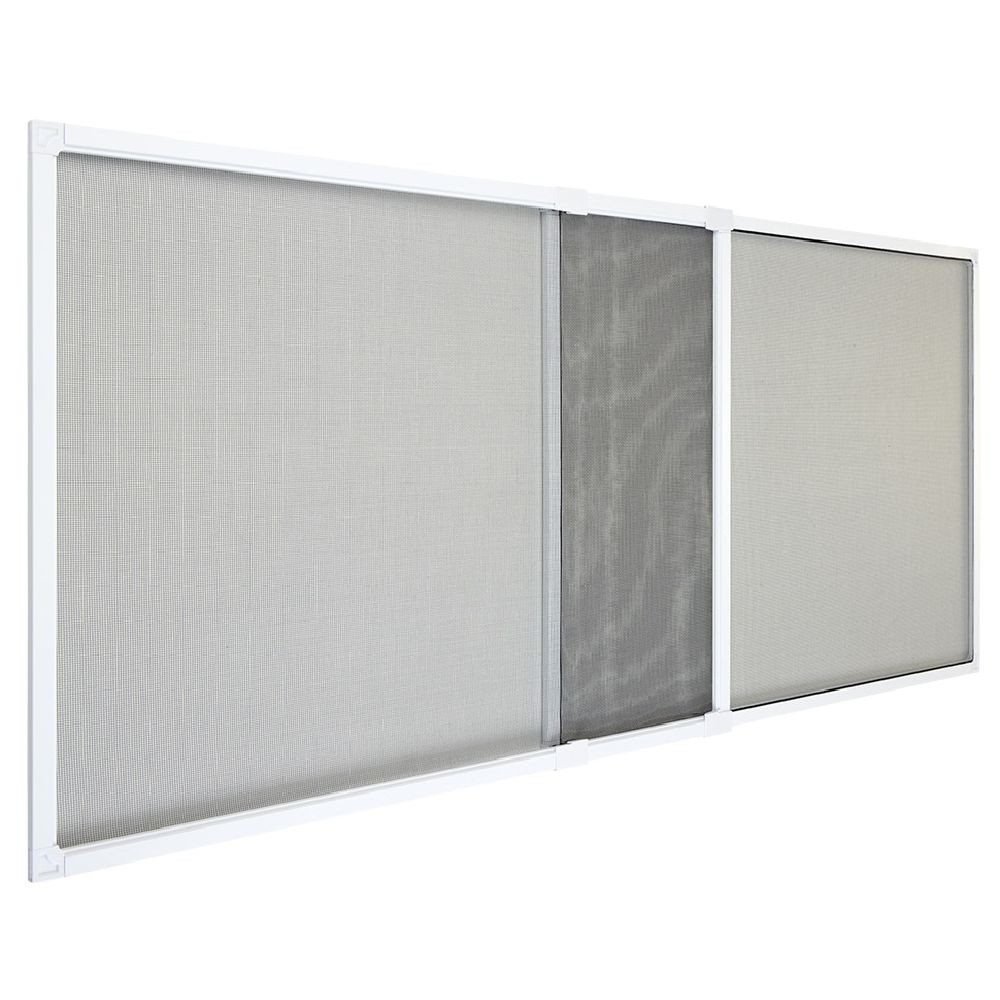 moustiquaire de fenêtre en aluminium extensible l70/130xh50cm (GiFi-580518X)
