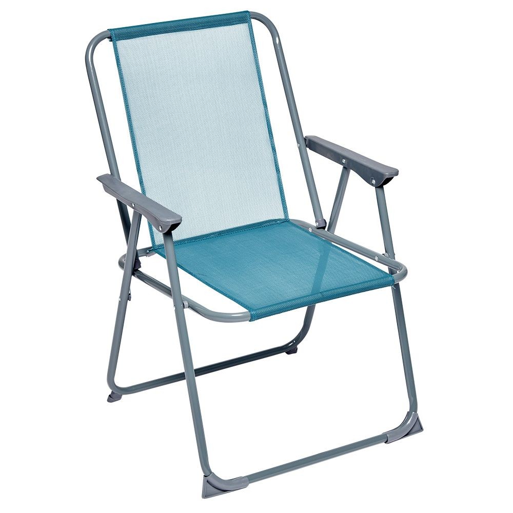 fauteuil de camping pliant bleu (GiFi-582168X)