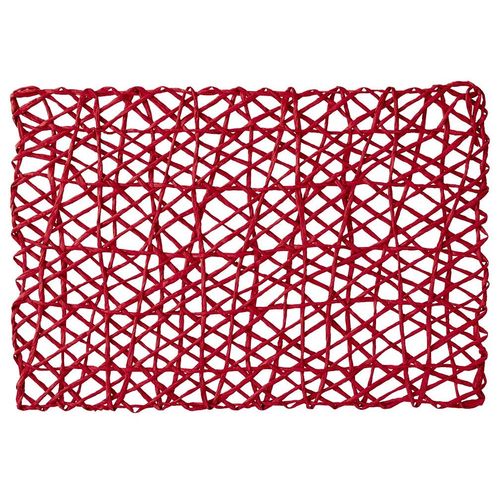 set de table design filaire rouge 45x30 cm (GiFi-583157X)