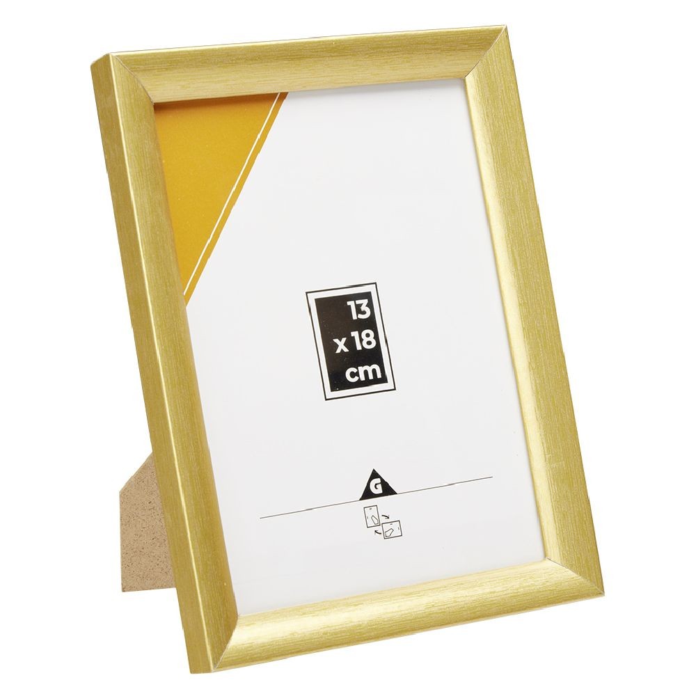 cadre porte photo doré 13x18 cm (GiFi-590394X)