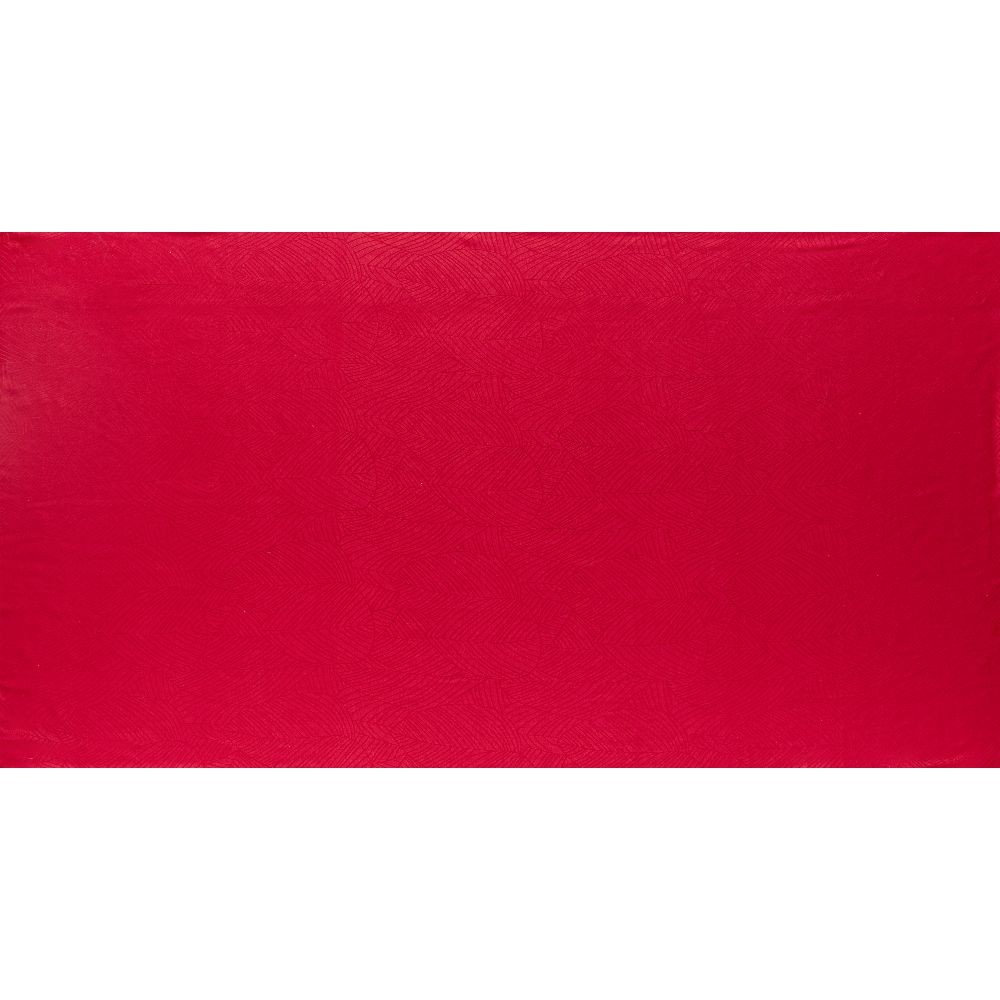nappe rectangulaire en tissu rouge  140x250 cm (GiFi-591039X)