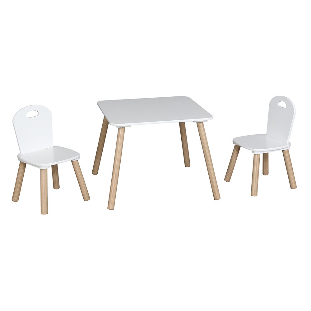 table pour enfant mdf+pin sven blanc naturel (GiFi-591283X)