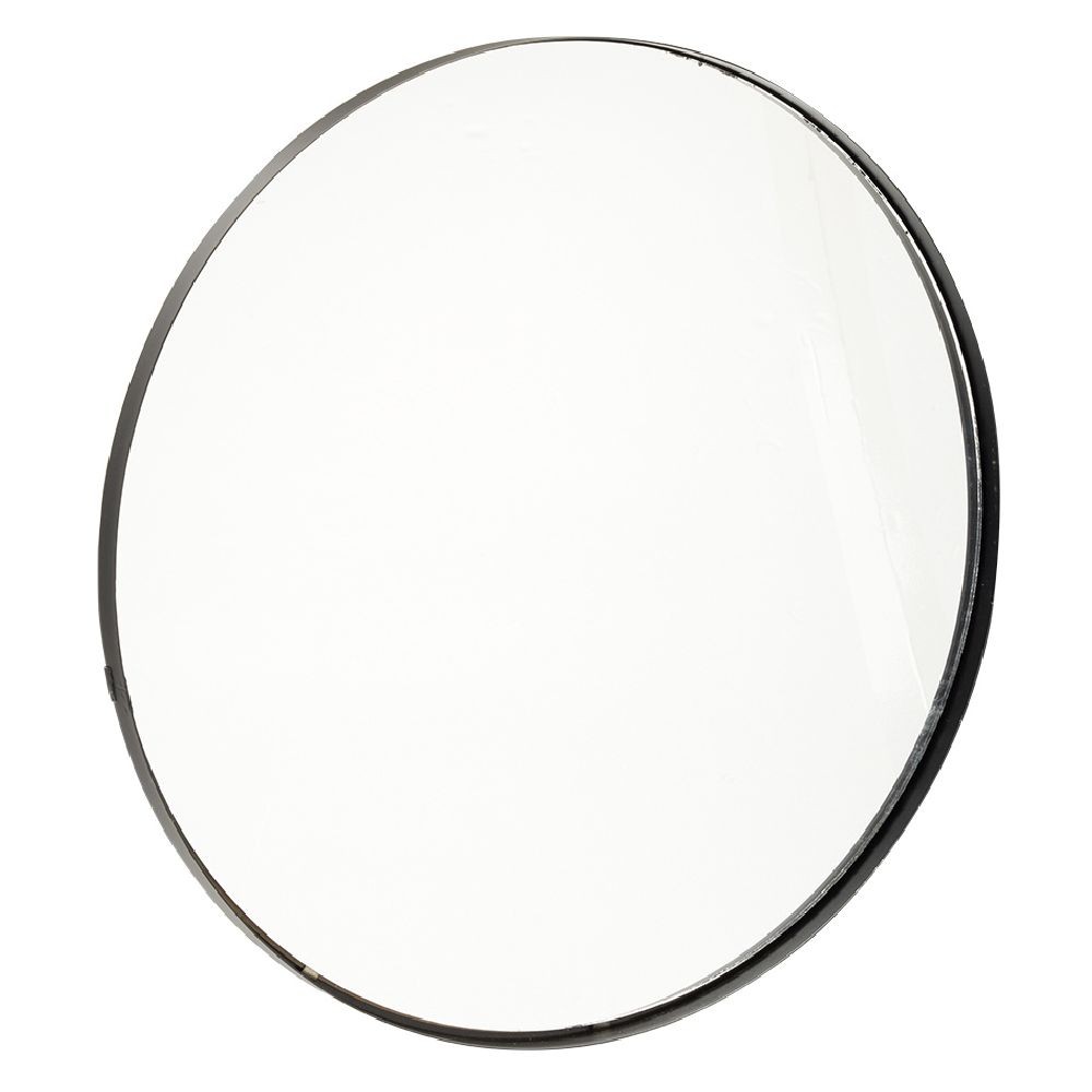 miroir rond métal noir Ø45 cm (GiFi-592181X)