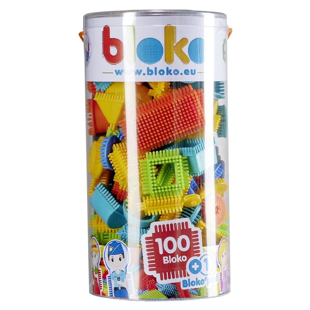 jeu de construction bloko 100 pièces (GiFi-595453X)