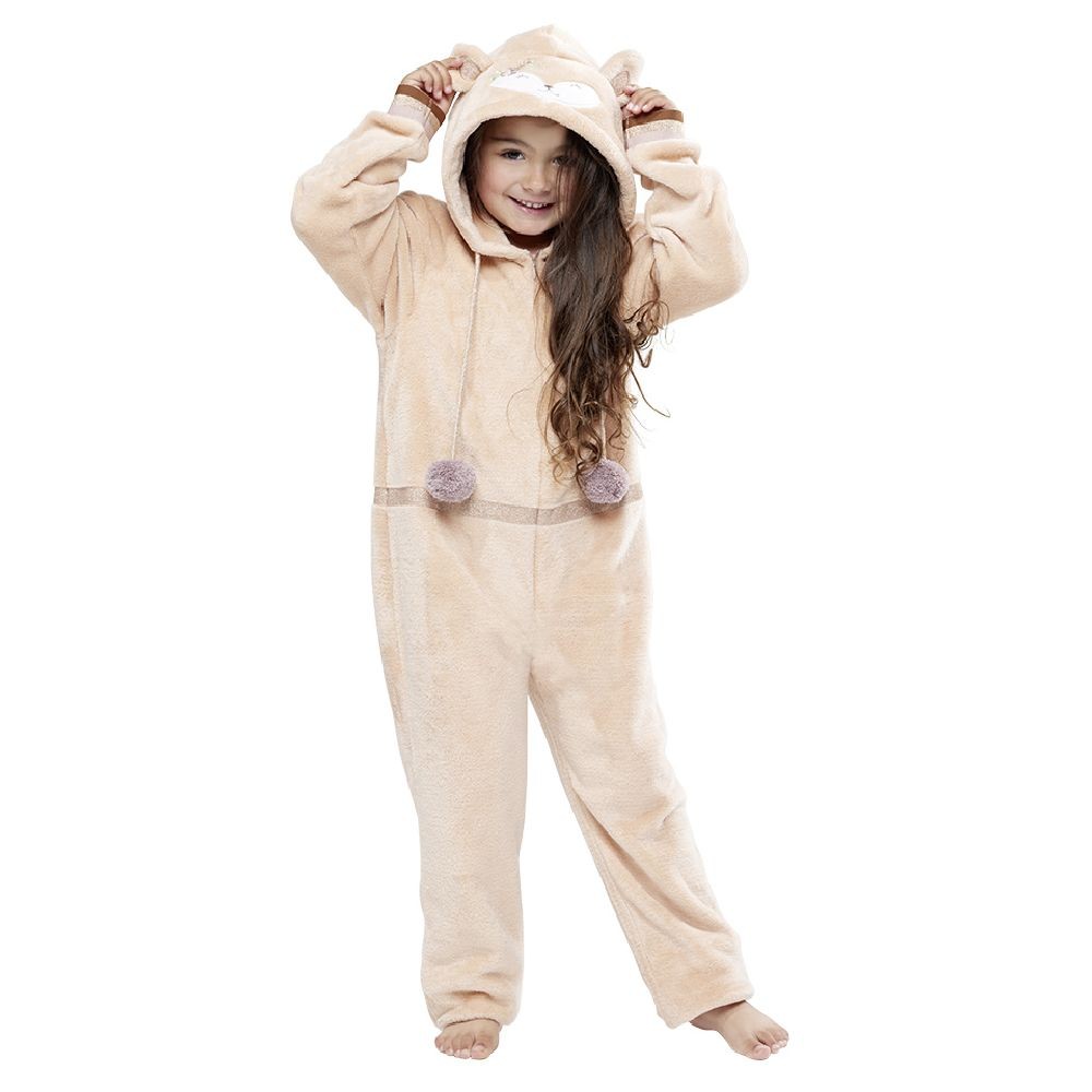 combinaison pyjama renard beige 10/12ans (GiFi-597237X)