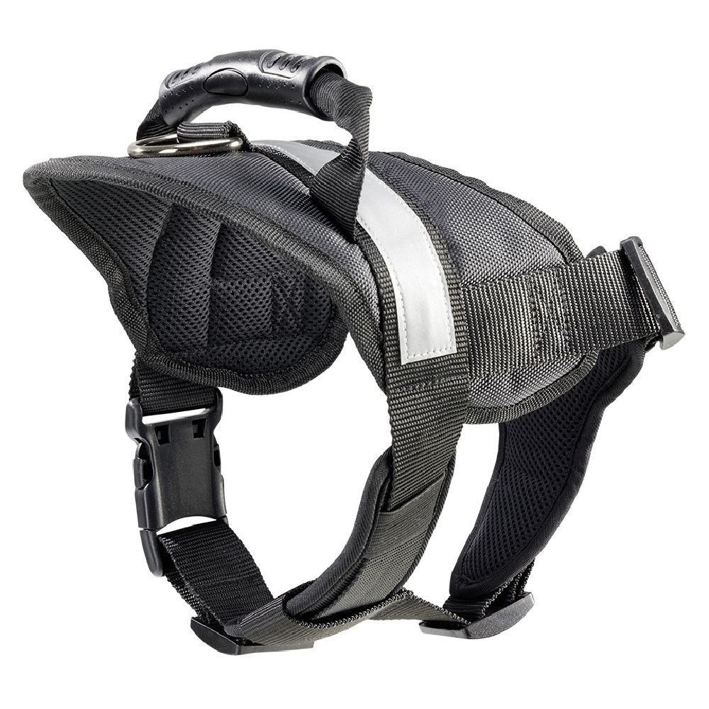 harnais noir pour chien l69cm taille m (GiFi-598754X)