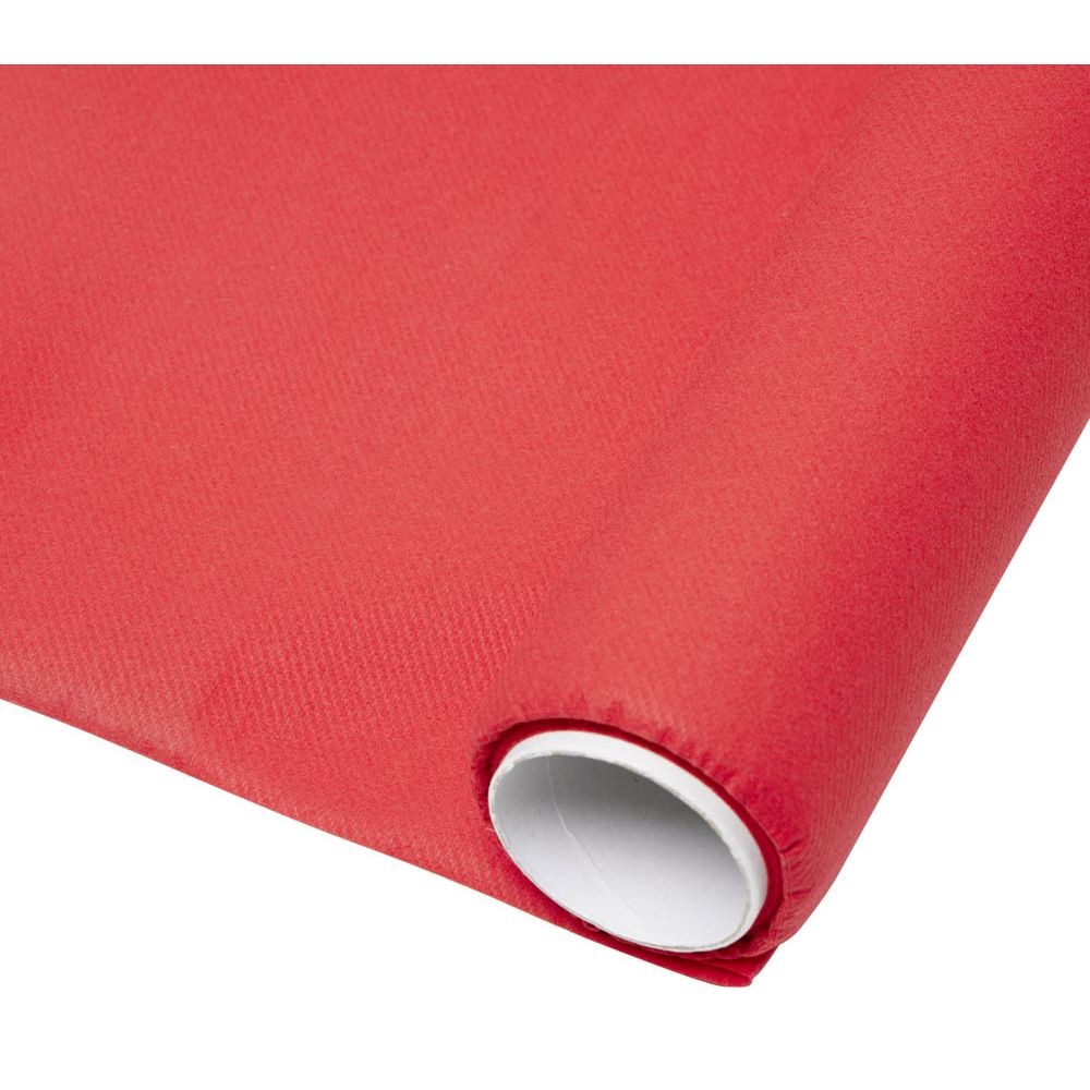 nappe rectangulaire jetable airlaid rouge 120x400 cm (GiFi-599451X)