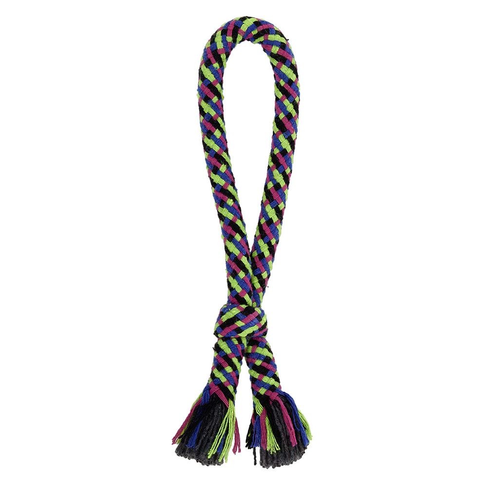 jouet pour chien poignée en corde avec nœud l.12 cm (GiFi-603075X)