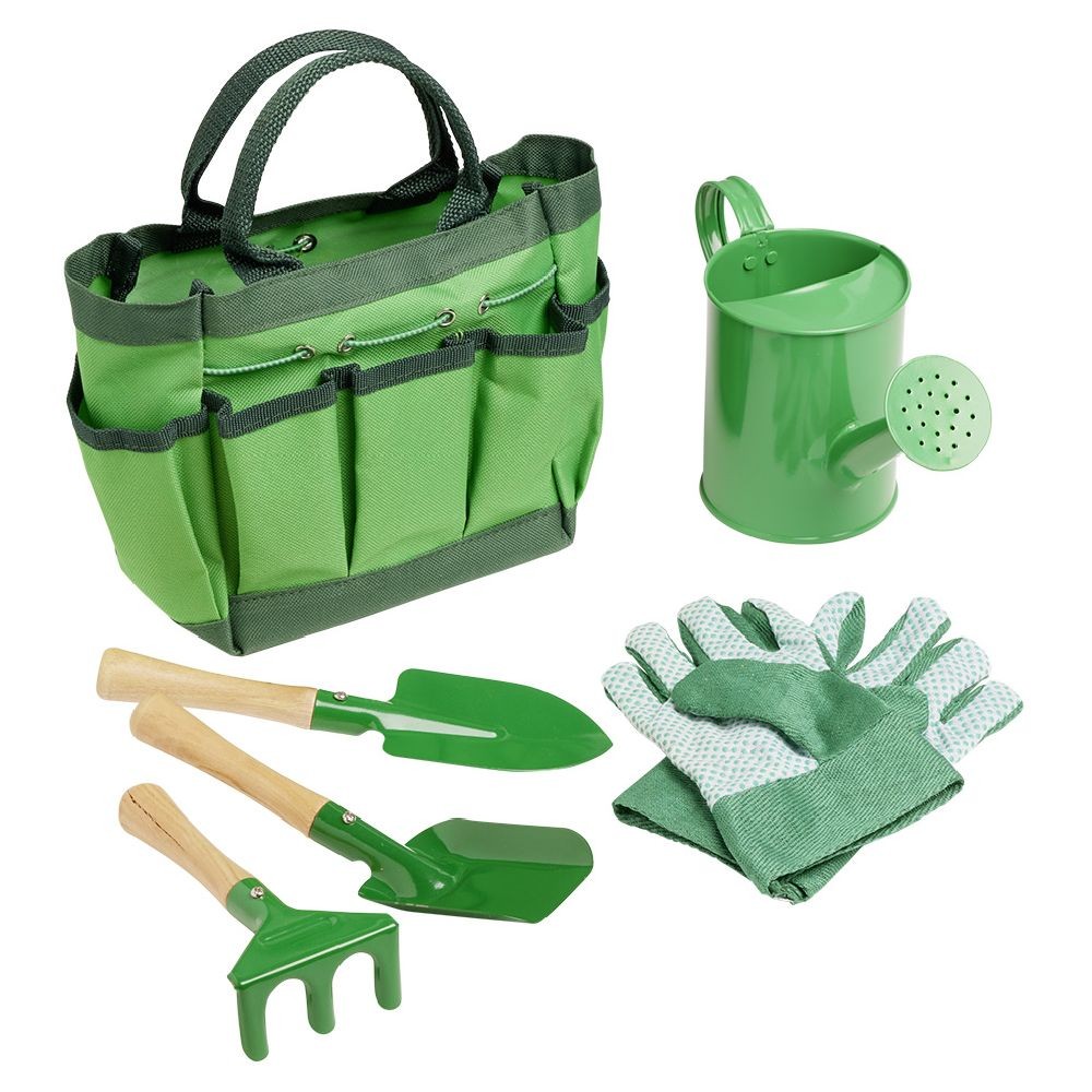 sac de jardinage avec outils pour enfant (GiFi-603173X)