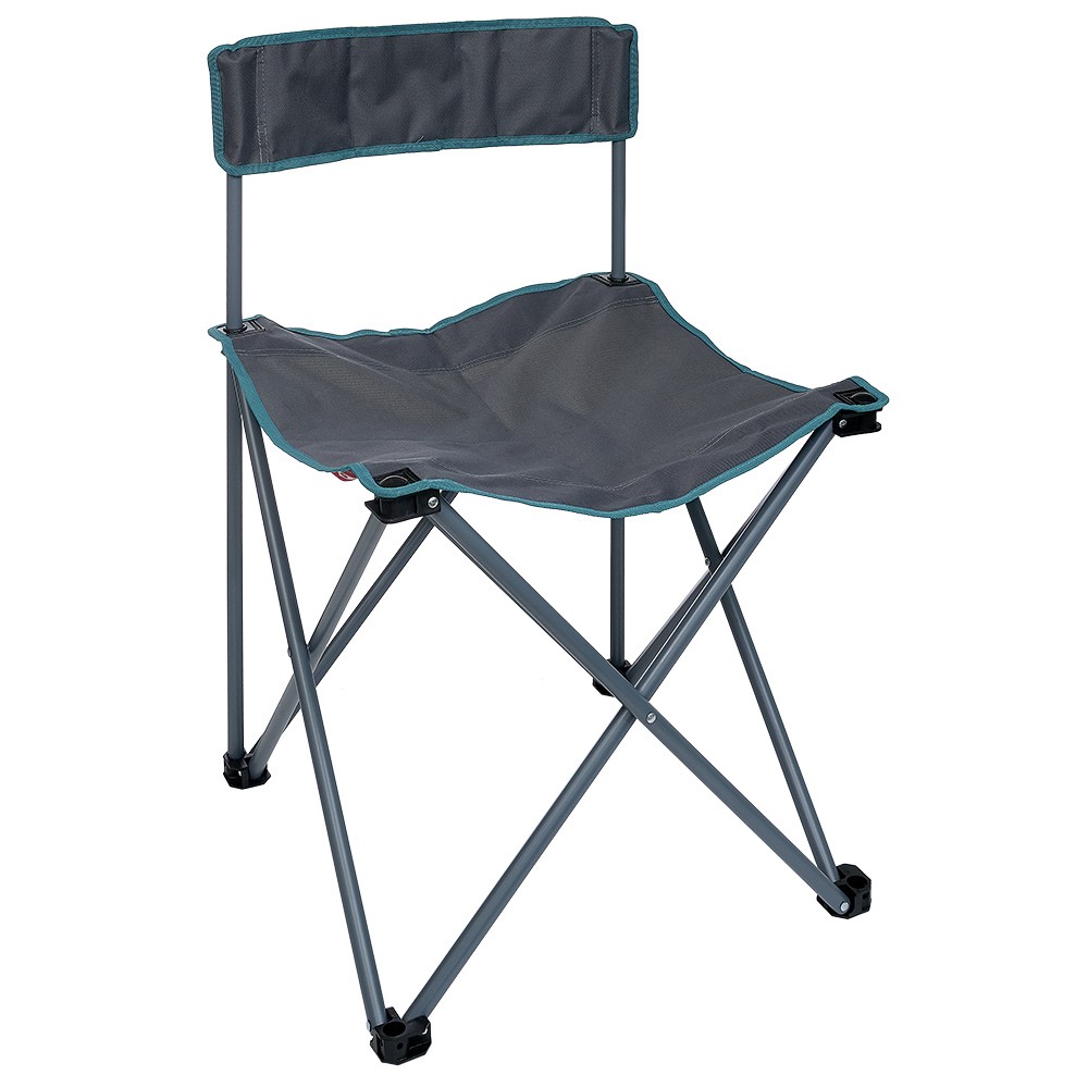 chaise de pêche camping pliable gris (GiFi-603301X)