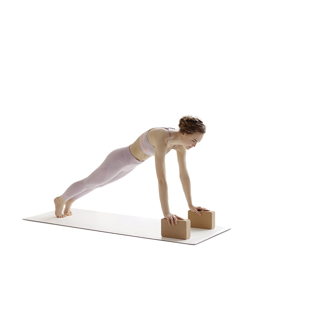 bloc de yoga en liège 22,3x12xh7,4cm (GiFi-603731X)