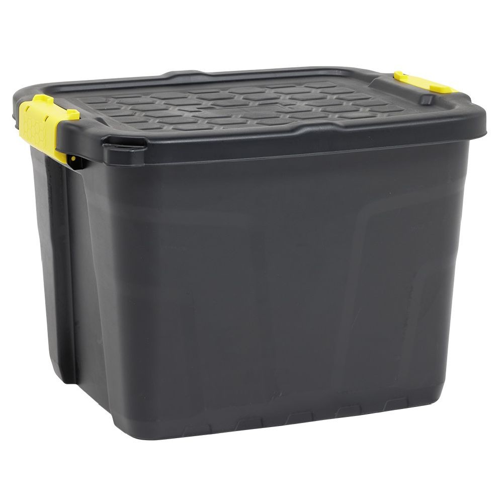 box de rangement brico noir 42l (GiFi-603839X)