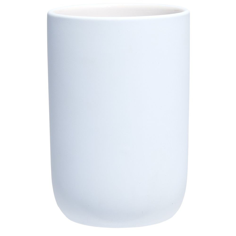 gobelet céramique bleu clair intérieur blanc Ø6,8xh10cm (GiFi-605176X)