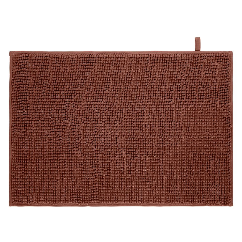 tapis de bain antidérapant ultra-absorbant terracotta 45x65cm (GiFi-605426X)