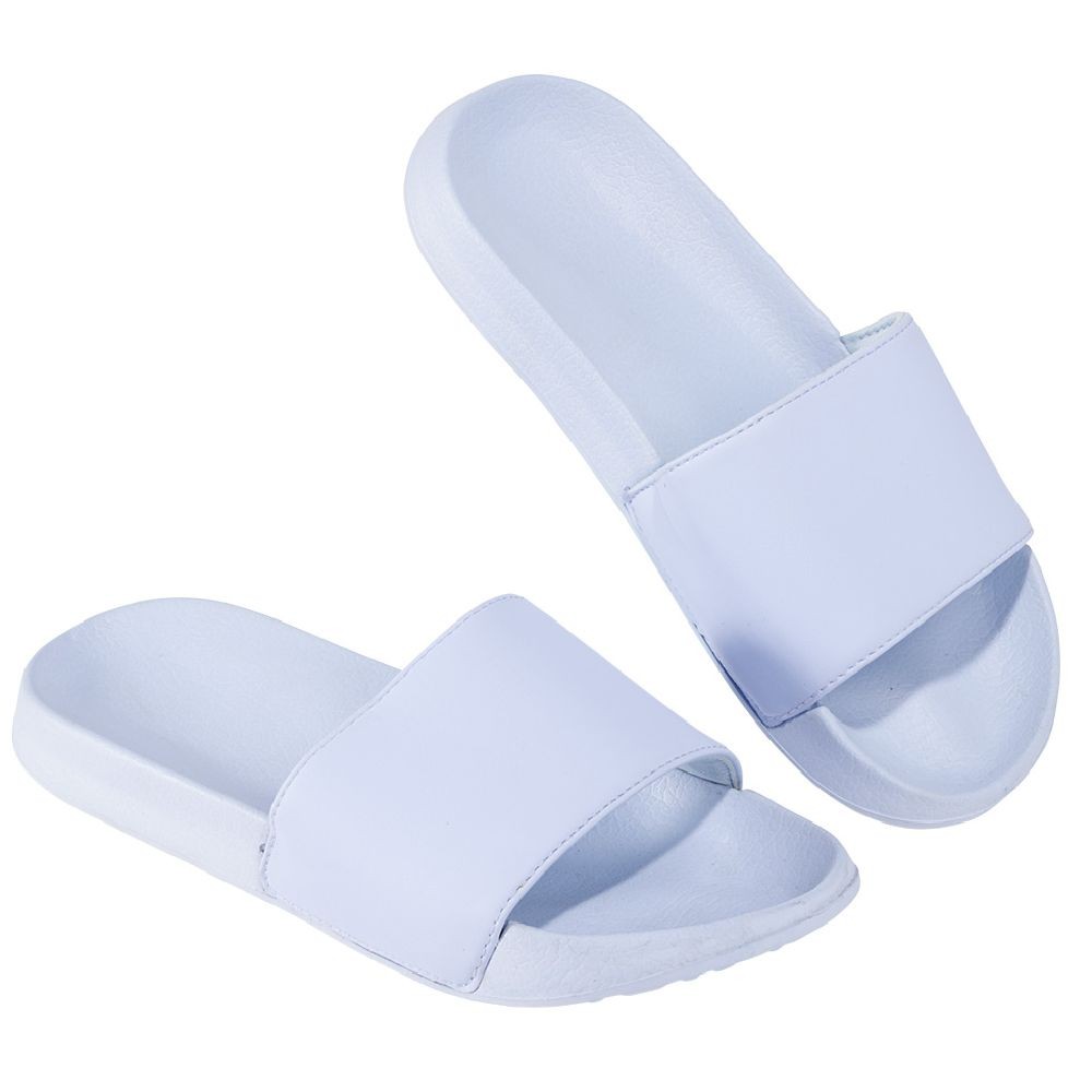 sandales claquettes plastique blanc uni t38/39 (GiFi-605953X)