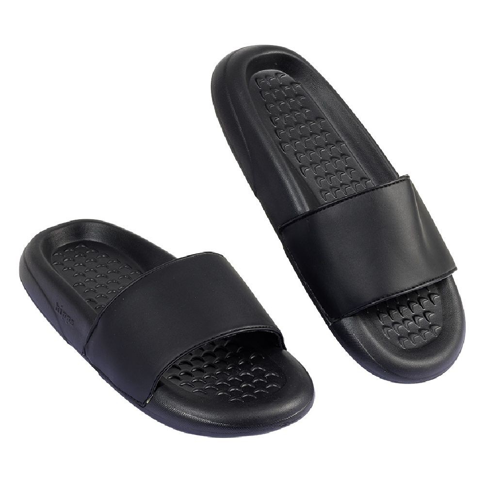 sandales claquettes plastique noir uni t36/37 (GiFi-605961X)