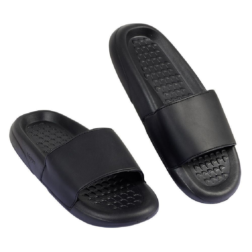 sandales claquettes plastique noir uni t38/39 (GiFi-605967X)