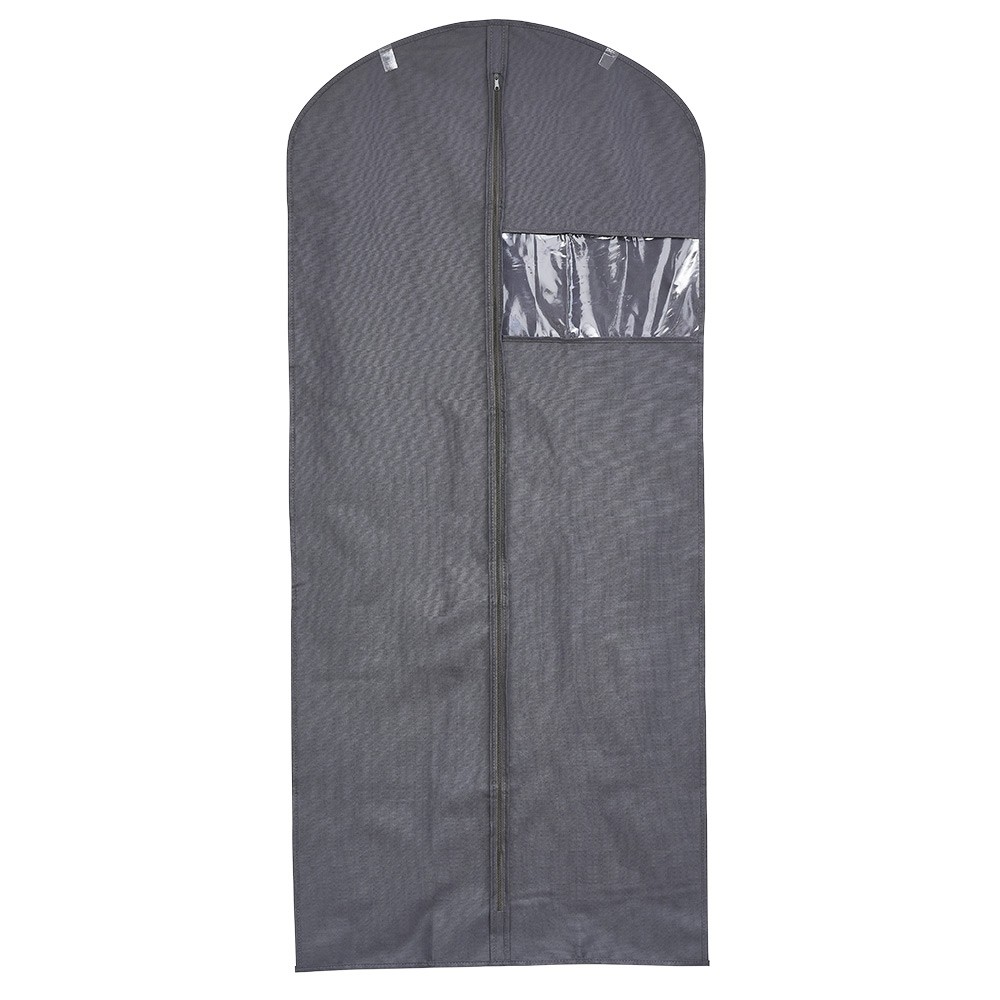 housse pour vêtement 60x135 cm gris (GiFi-606746X)