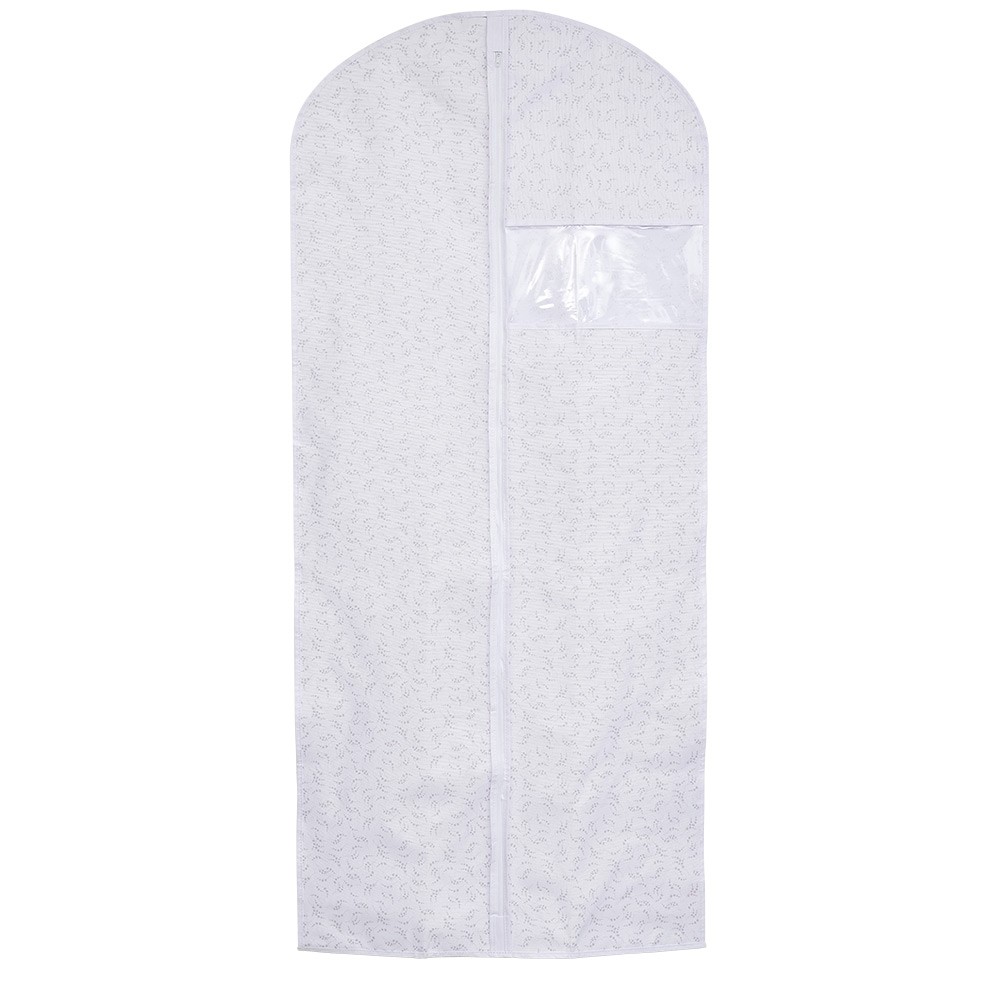 housse pour vêtement blanc 60x135 cm (GiFi-606748X)