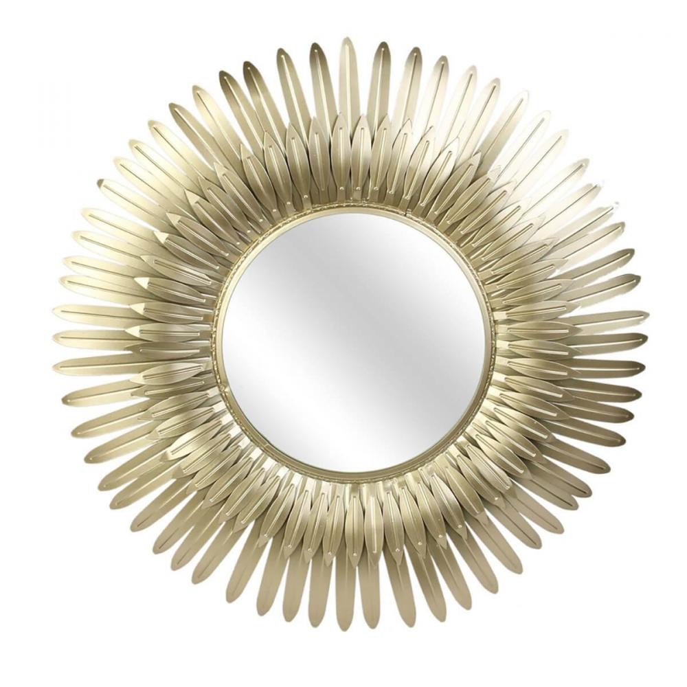 miroir plumes dorées d53 (GiFi-IDH-4MIROIPLDO53XHD4357X)