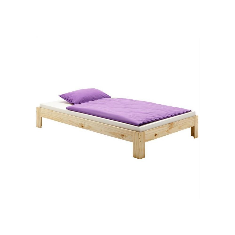 lit futon thomas en pin massif 140 x 200 cm vernis naturel (GiFi-MOB-72820)