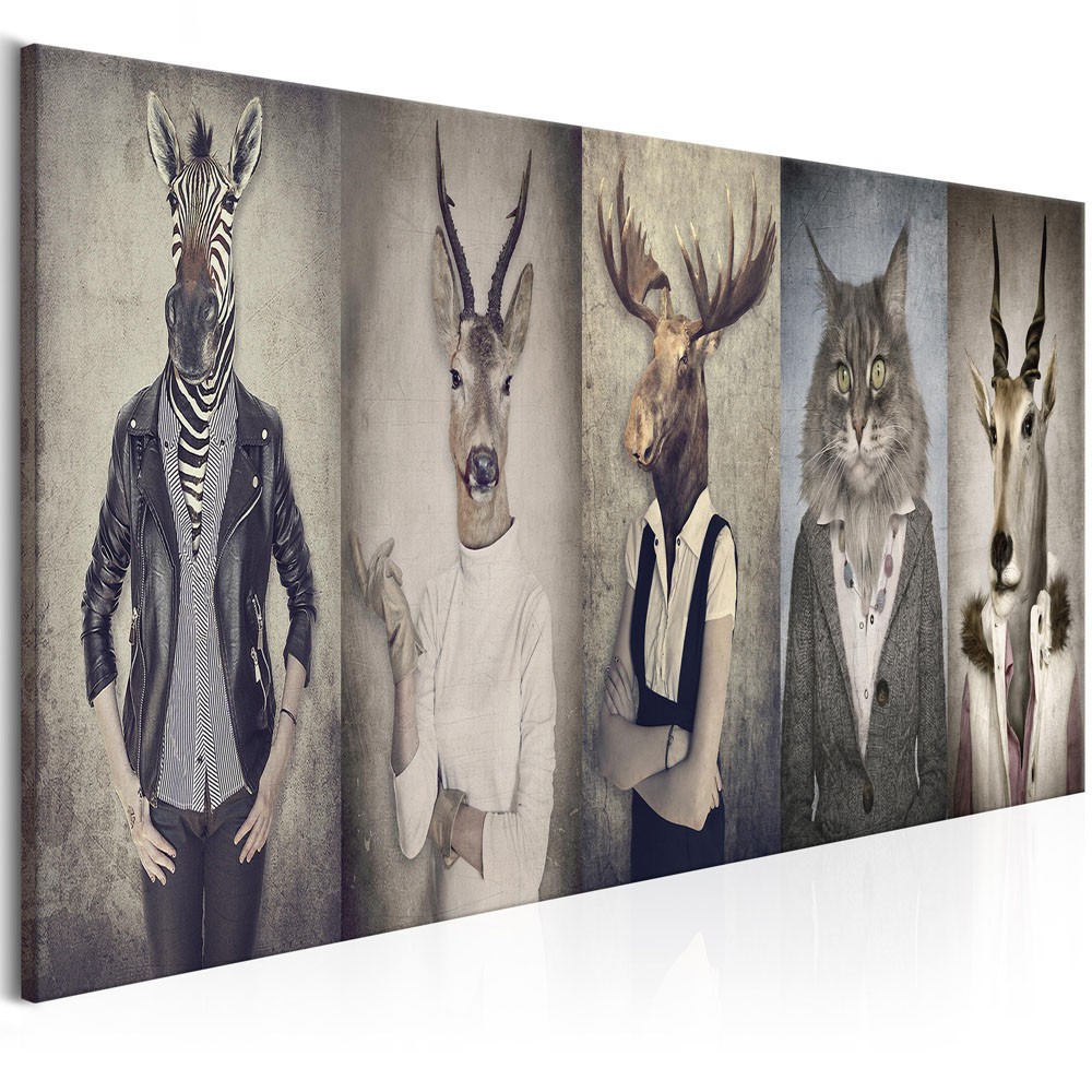 tableau imprimé masques d’animaux (GiFi-810987X)